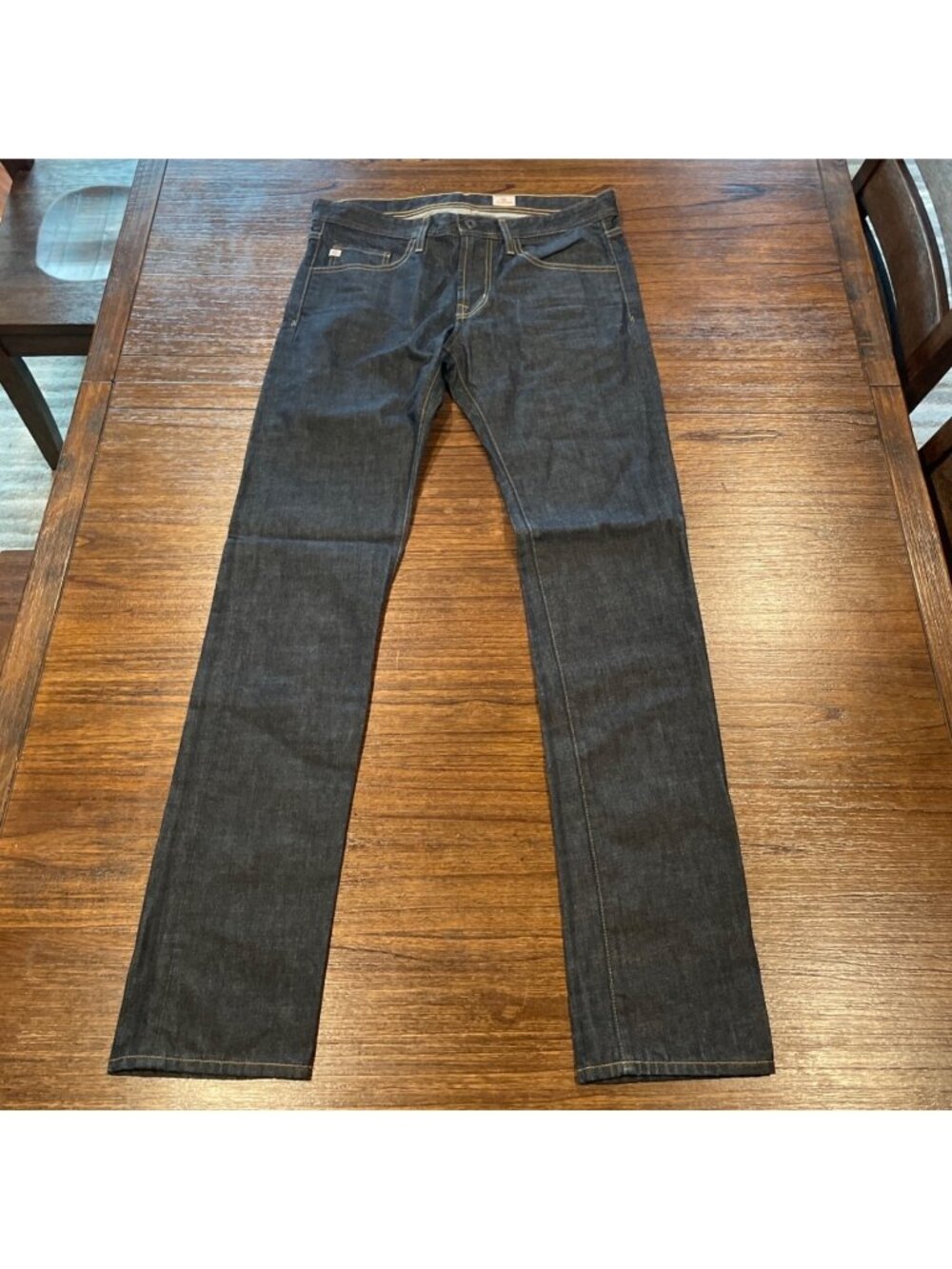 AG Adriano Goldschmied Slim Jean Mens 32x35 Dark Indigo Wash Fall Casual 35x35